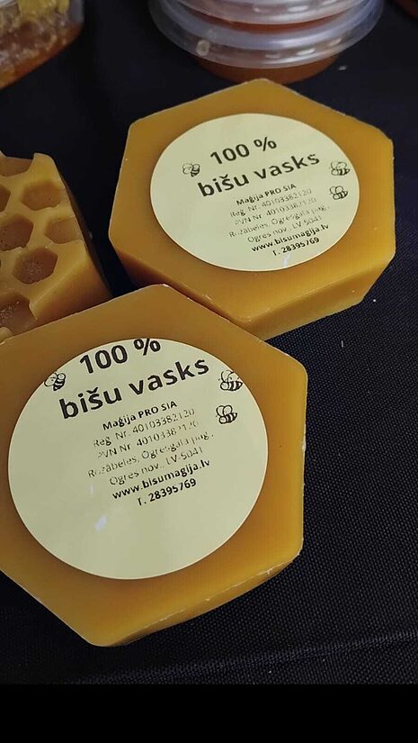 100% dabīgs bišu vasks