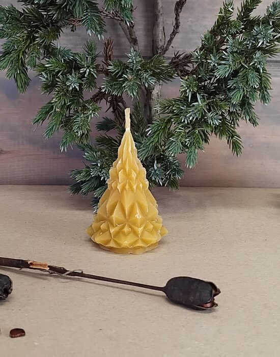 Bišu vaska svece  KRISTĀLU EGLE