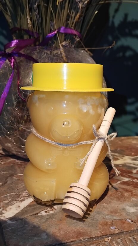 Medus Lielais LĀCIS ar dekoratīvu karotīti 370 g