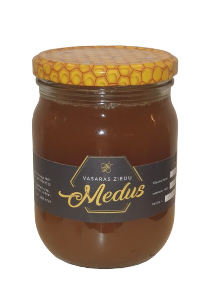 Medus 0.5 l stikla burkā - 700 g